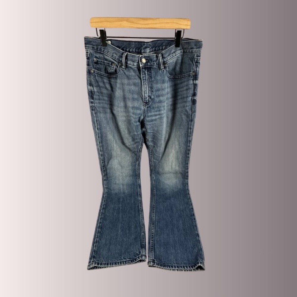 Banana Republic Men Jeans 36x31 Blue Slim Fit Straight Denim Medium Wash